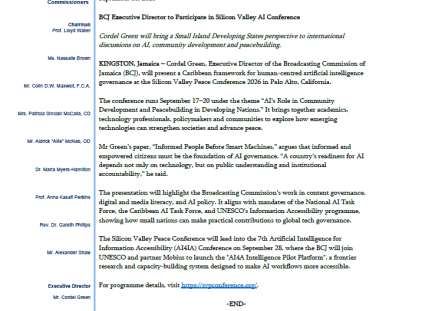 Silicon Valley Conference Press Release